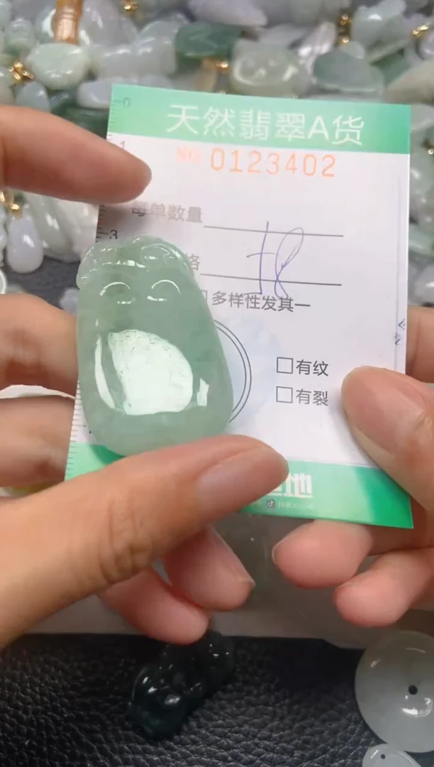 翡翠未镶嵌颈饰闪购0123402