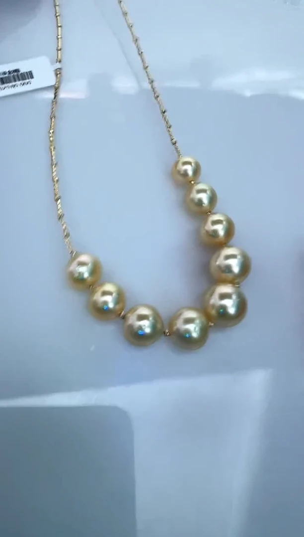 【闪购商品】海水珍珠颈饰18K金镶嵌项链