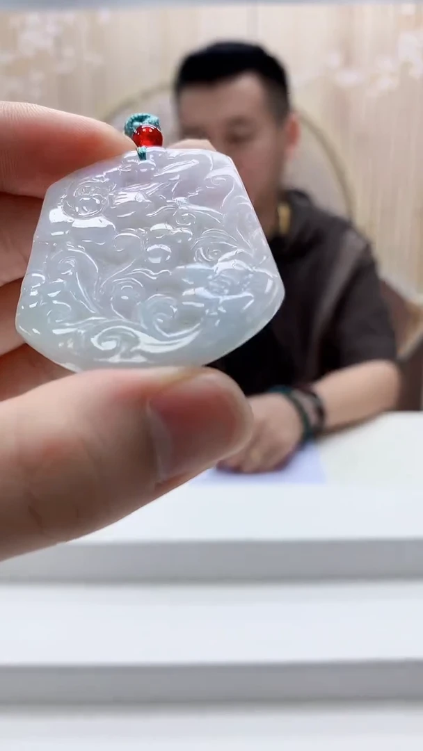 翡翠未镶嵌颈饰4812bb-jj挂件3