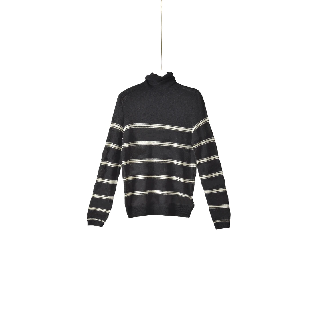 【】深圳时尚女装WNC-冬季保暖打底毛衫Z877-黑色正码