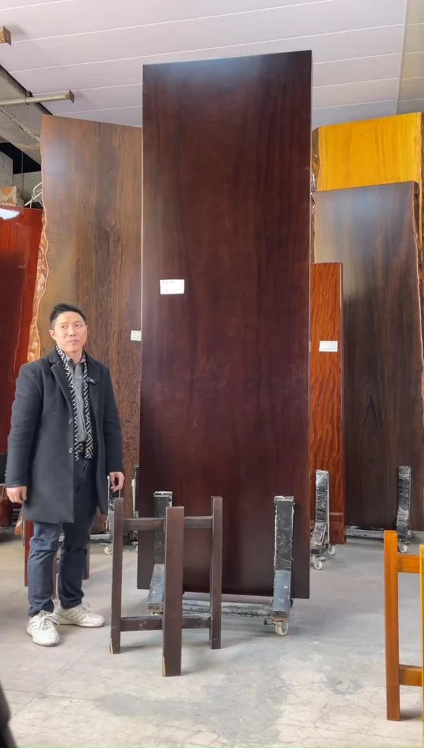 AH-181刚果黑檀280.5*90*10加黑三角支架*2