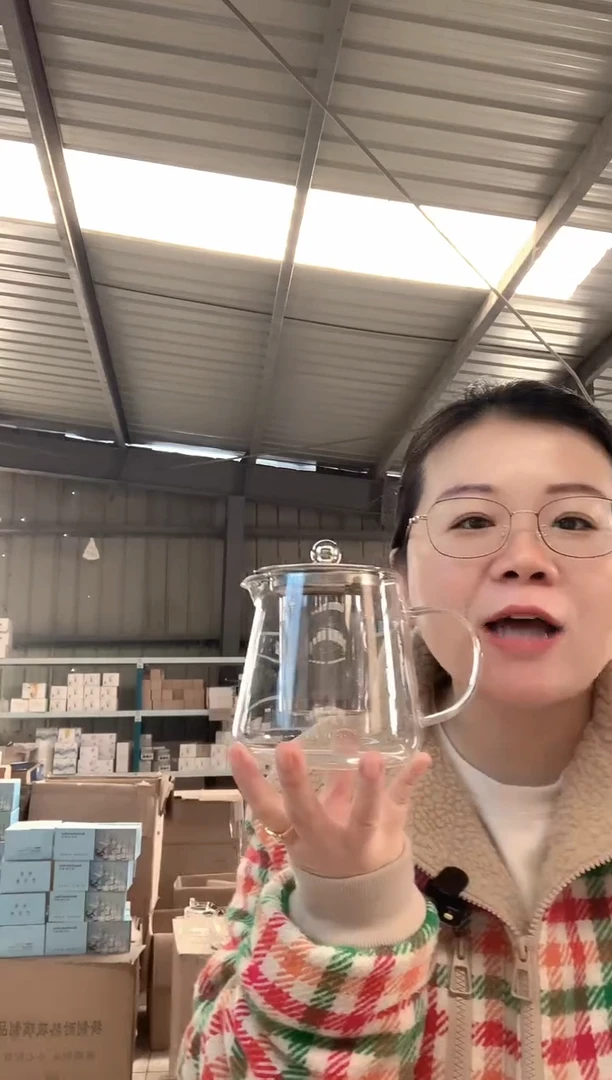 耐热玻璃茶隔款功夫茶壶500毫升   1只