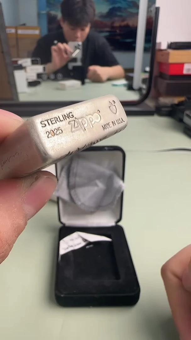 铜zippo打火机黑白无常