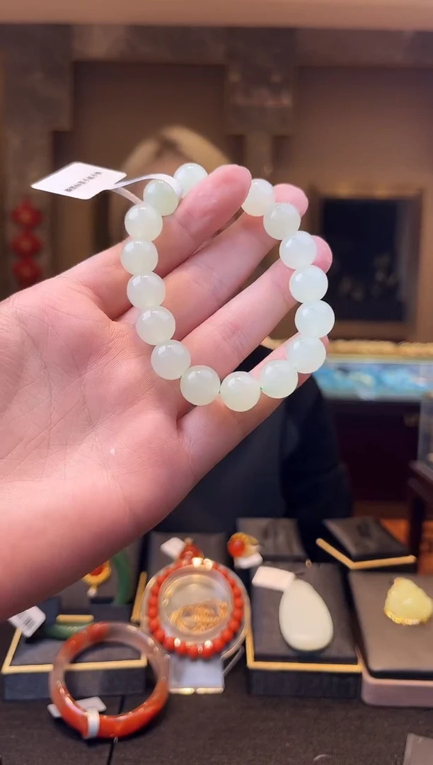 【闪购商品】和田玉手串未镶嵌SH262 多样性发其一