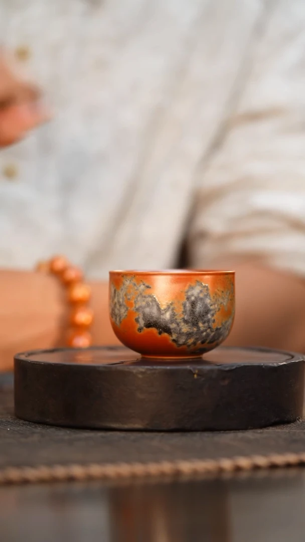 10柴房陶瓷柴烧主人杯