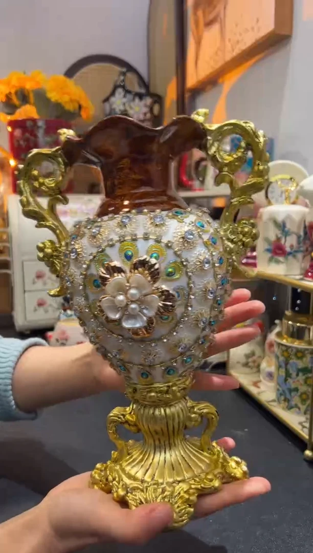 外贸陶瓷家居百货-树脂花瓶