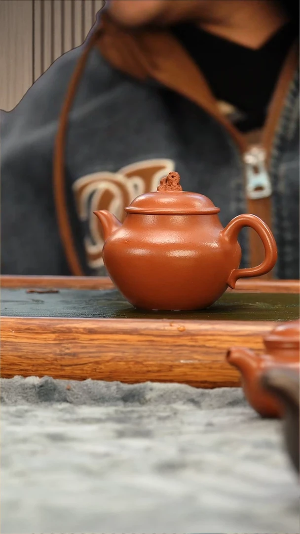 茶壶紫砂朱泥太湖石