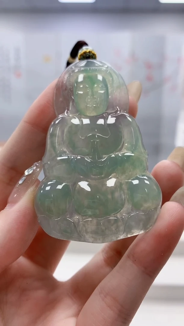 未镶嵌定制翡翠5028jw-毛货挂件52