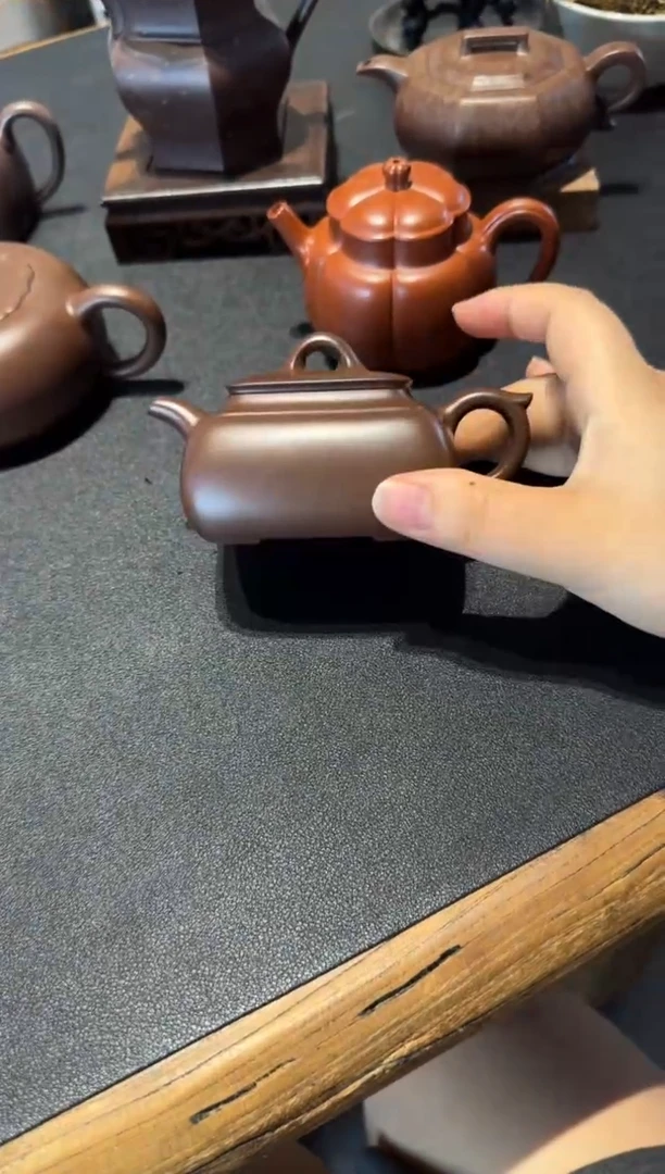 茶壶紫砂K*长四方 紫砂壶