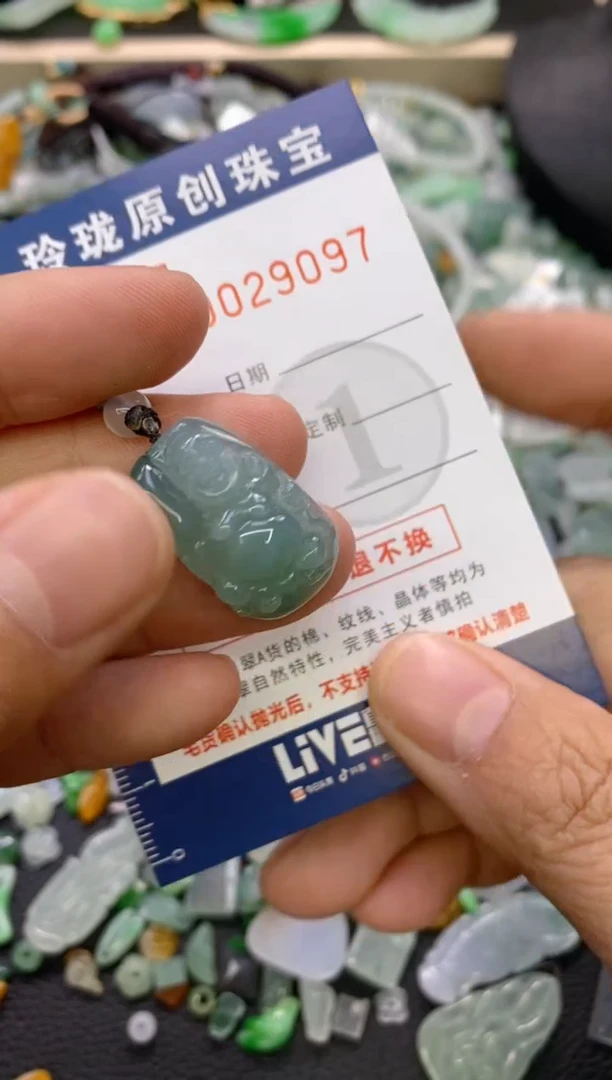 【闪购商品】翡翠颈饰未镶嵌翡翠净货29097