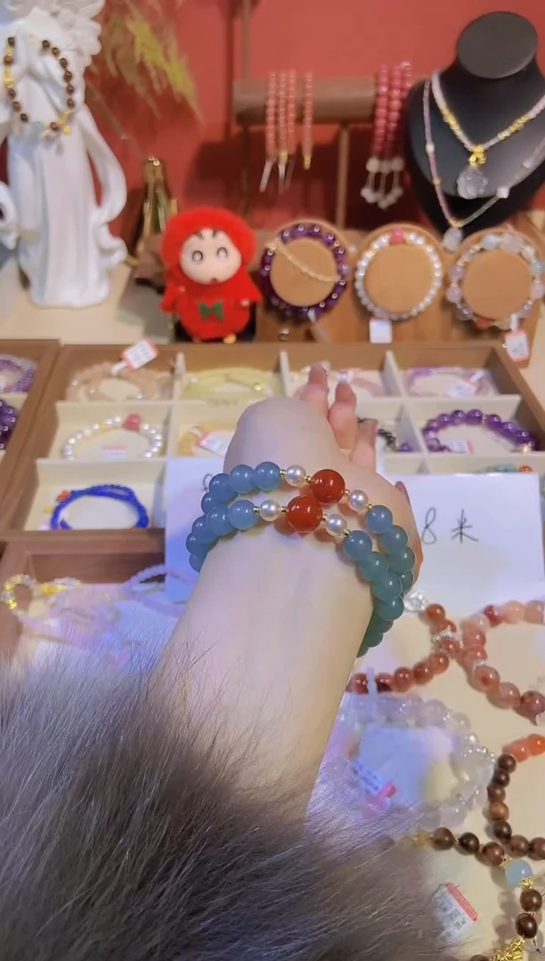 【闪购商品】淡水珍珠手绳银S925镶嵌个位数手串