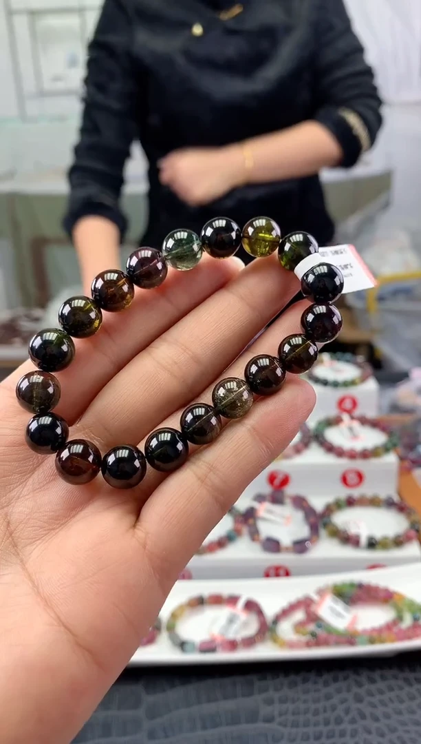 未镶嵌手串碧玺多样性发一条
