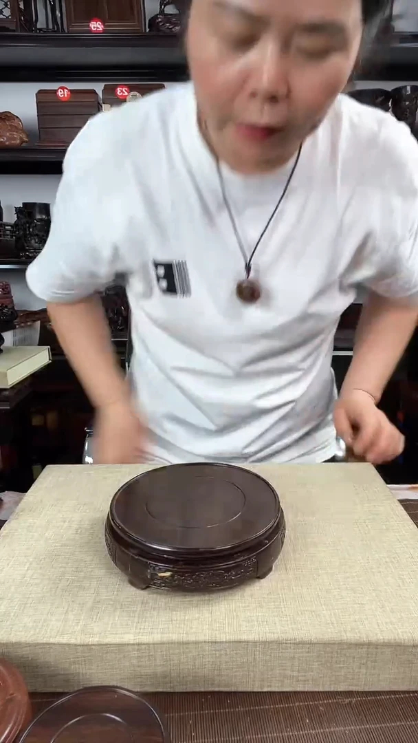 木瑕疵425老李红木工艺品