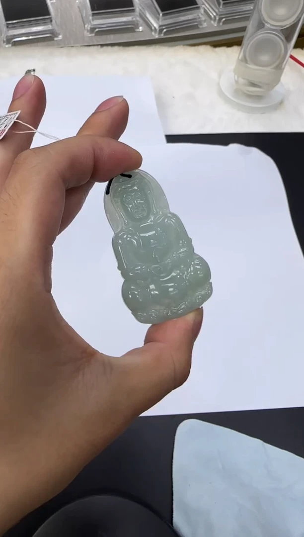 翡翠挂件未镶嵌天然翡翠A货孤品一件