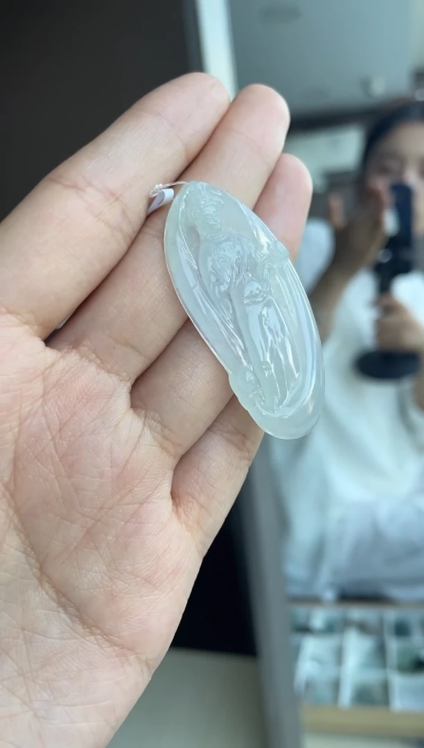 吊坠(不含链)未镶嵌翡翠天然缅甸A货翡翠