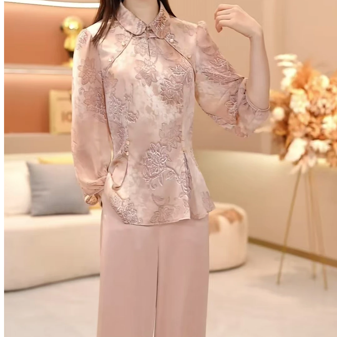 LBK2025年春季新款套装时尚优雅两件套减龄洋气套装气质