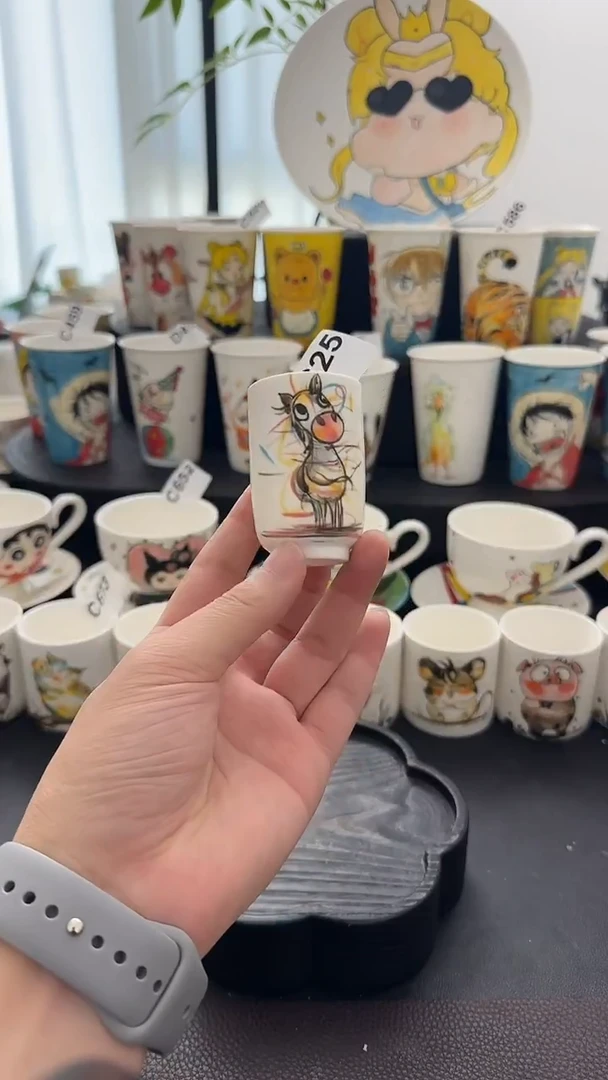 纯手工纯手工绘制陶瓷杯625