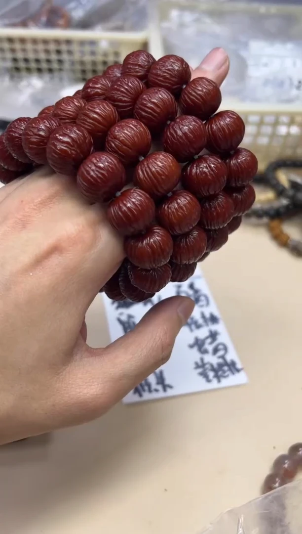 【闪购商品】猴头核桃手串021303 机刷猴头单圈
