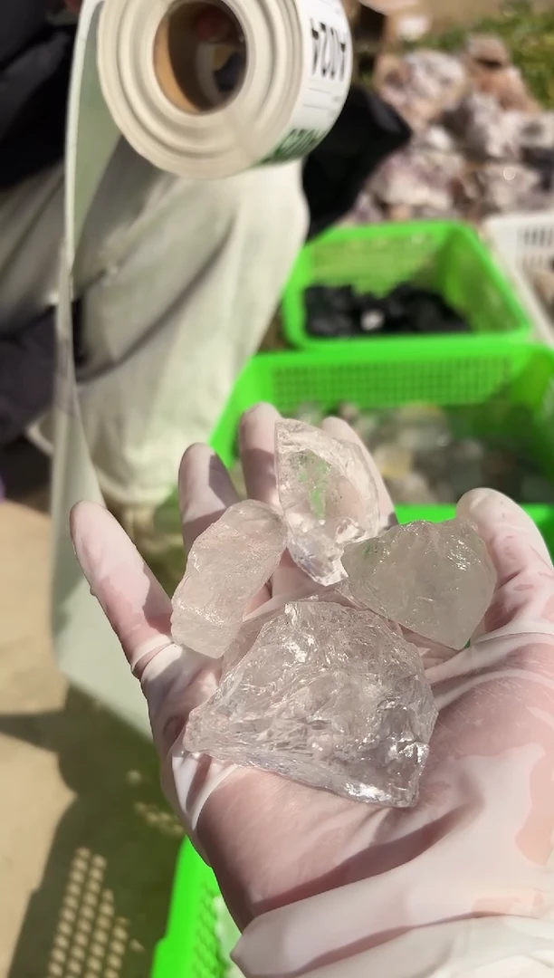 【闪购商品】水晶摆件未镶嵌白阿赛多样性发一个018