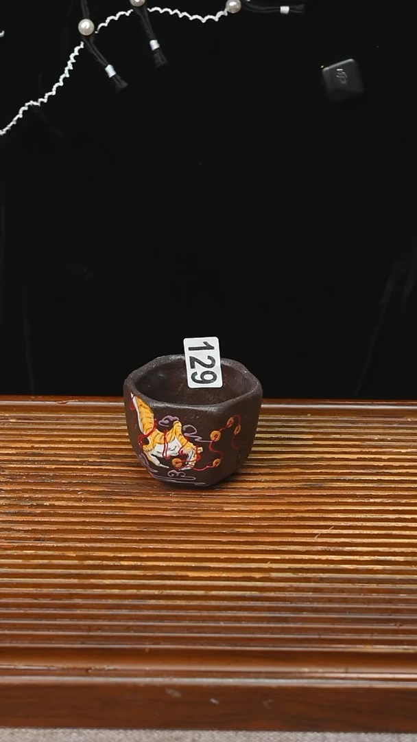 万古烧粗陶手工茶具