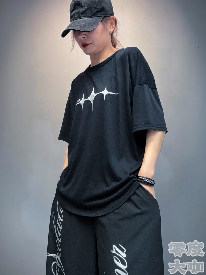 1006款T恤 夏季宽松半袖潮流运动百搭