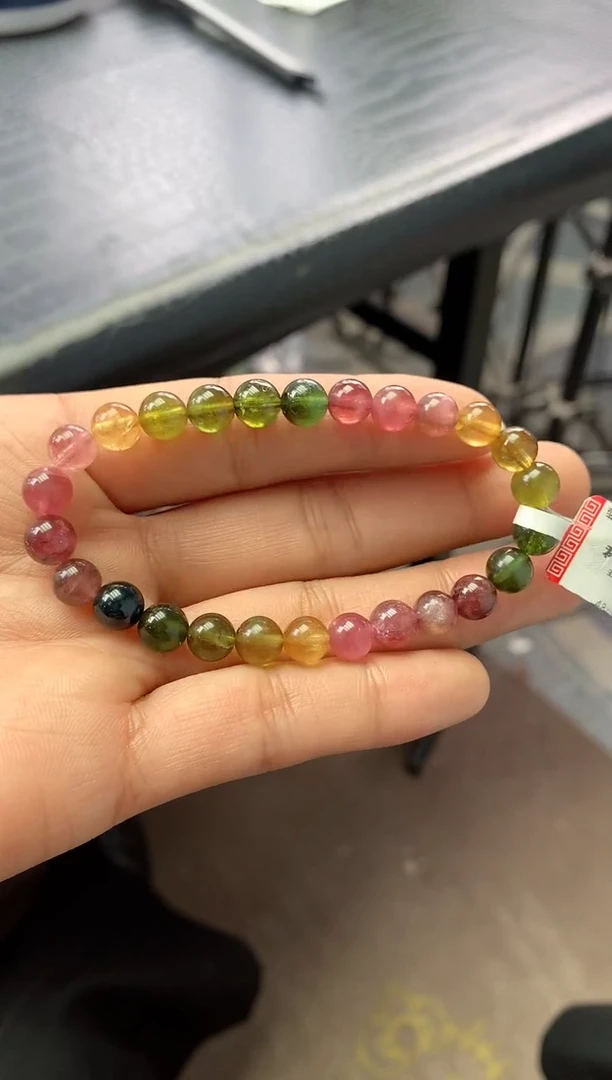 未镶嵌手串碧玺多样性发一条