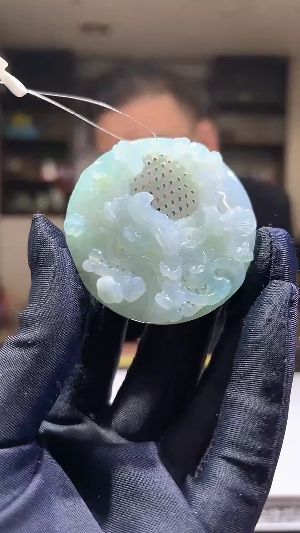 未镶嵌定制翡翠05/1122/H/花鸟