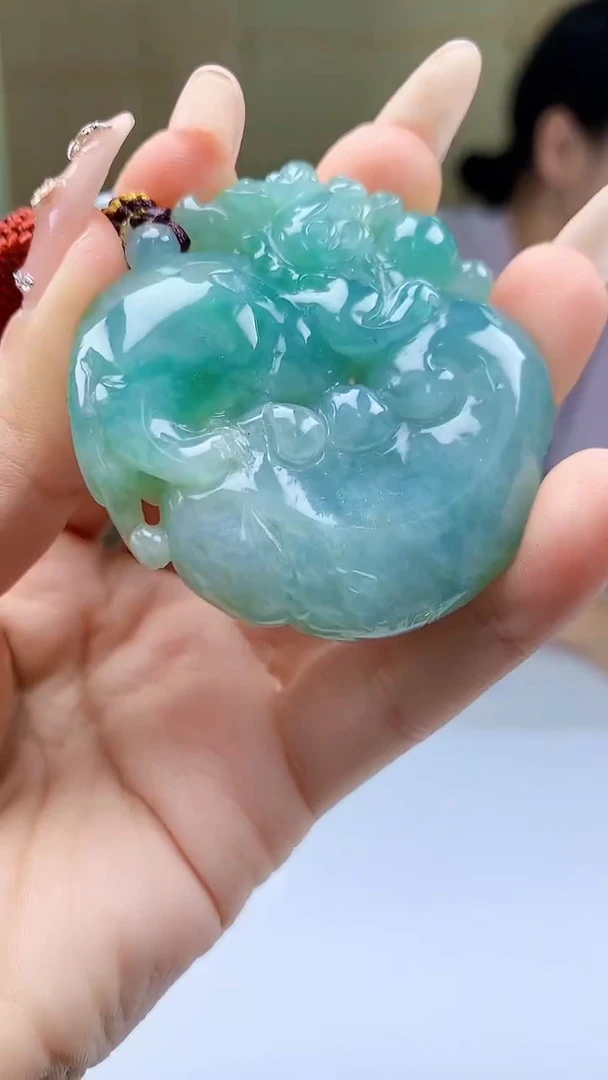 【闪购商品】定制翡翠未镶嵌4902ty-毛货挂件15