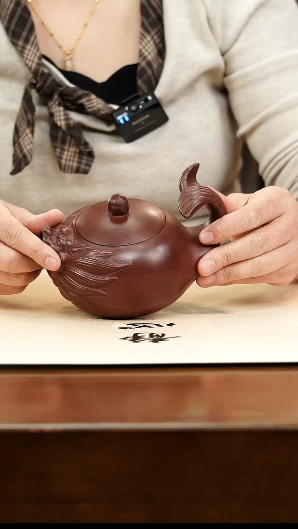茶壶紫砂宜兴紫砂壶孤品