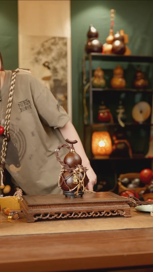 73号精品天然大漆酒葫芦一物一拍~