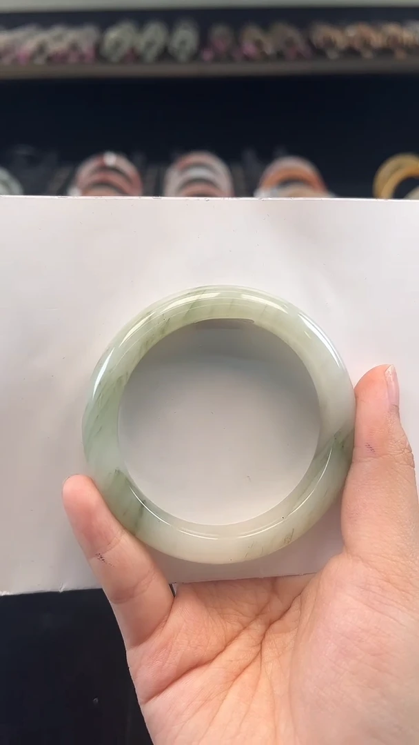 未镶嵌手镯石英质玉56圈口036