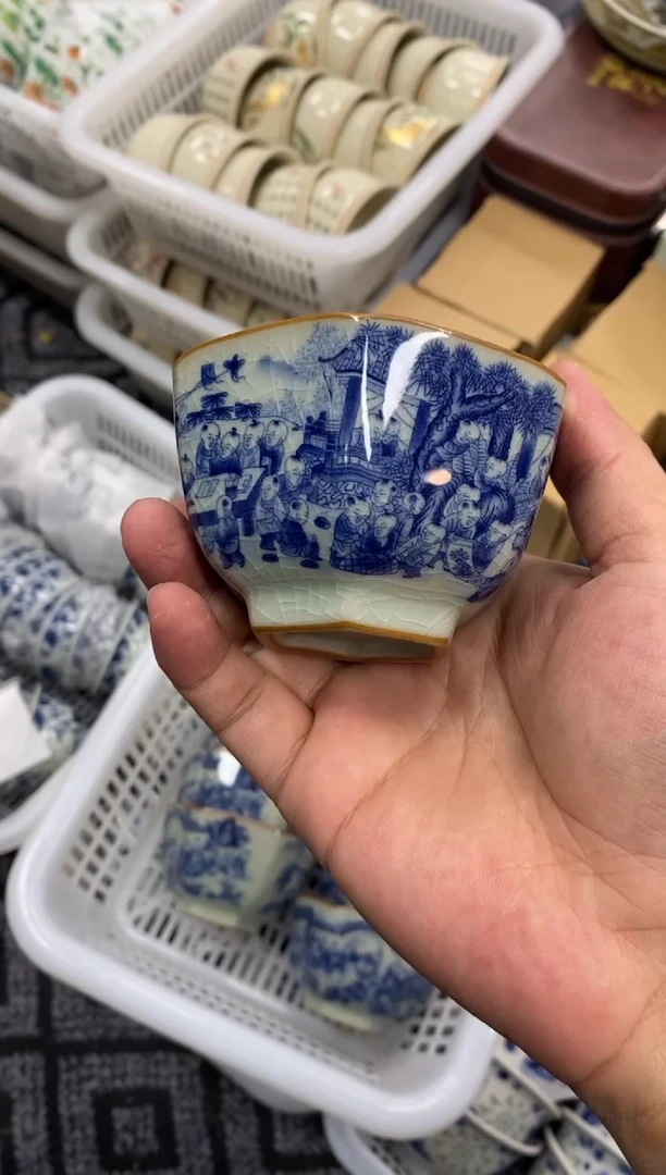 陶瓷老陶泥工艺茶具容量约80