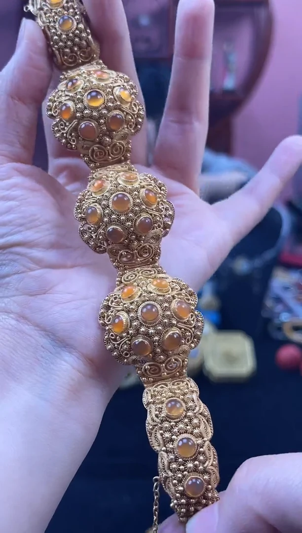 非遗花丝镶嵌手镯