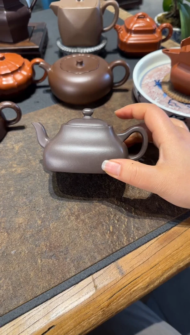 【闪购商品】紫砂茶壶风流宰相 天青