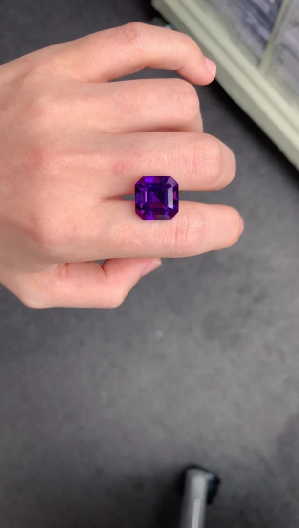 紫晶珠宝半成品未镶嵌12ct紫水晶  DE
