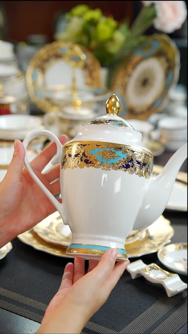 瓷片茶壶1个  正品