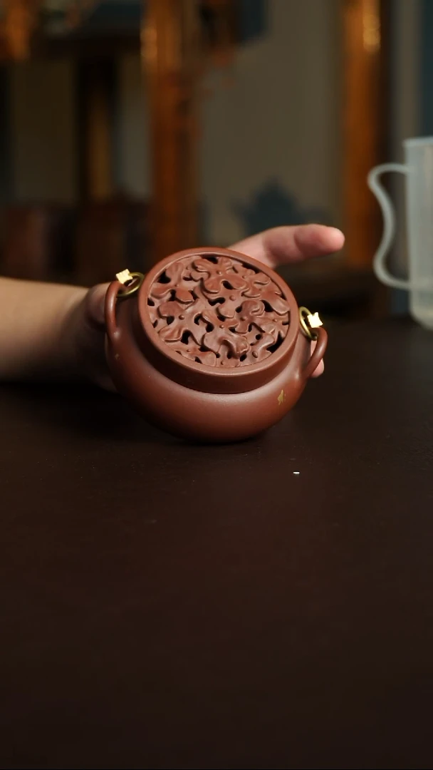 茶杯紫砂48号宜兴紫砂原矿作品