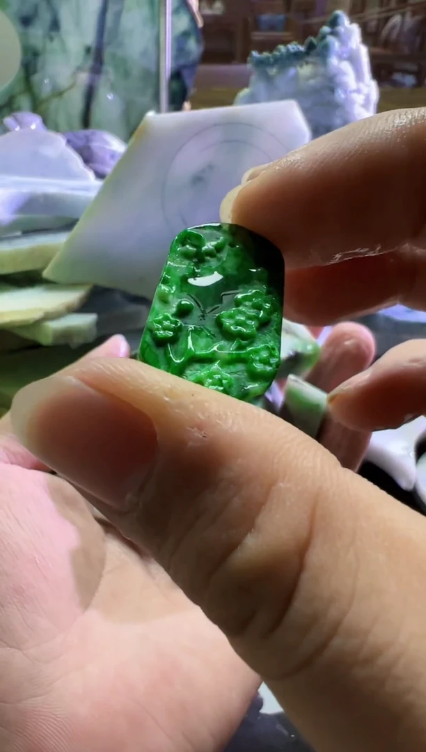 未镶嵌挂件翡翠天然缅甸翡翠A货