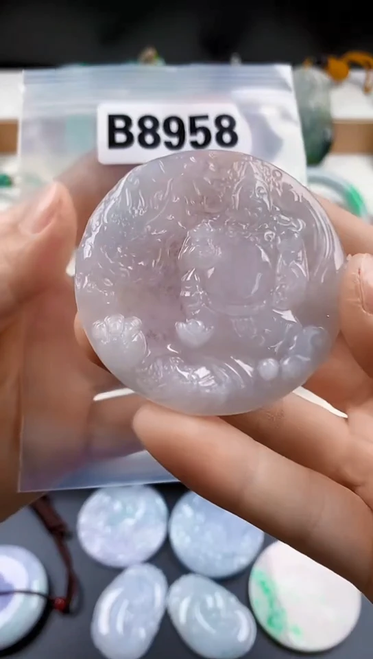 颈饰未镶嵌翡翠天然翡翠吊坠挂件