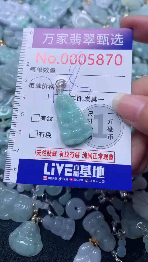颈饰未镶嵌翡翠5870
