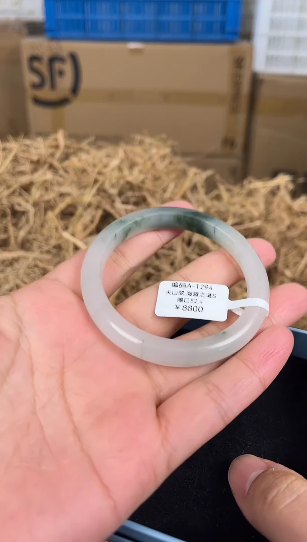 未镶嵌手镯石英质玉编码A1294