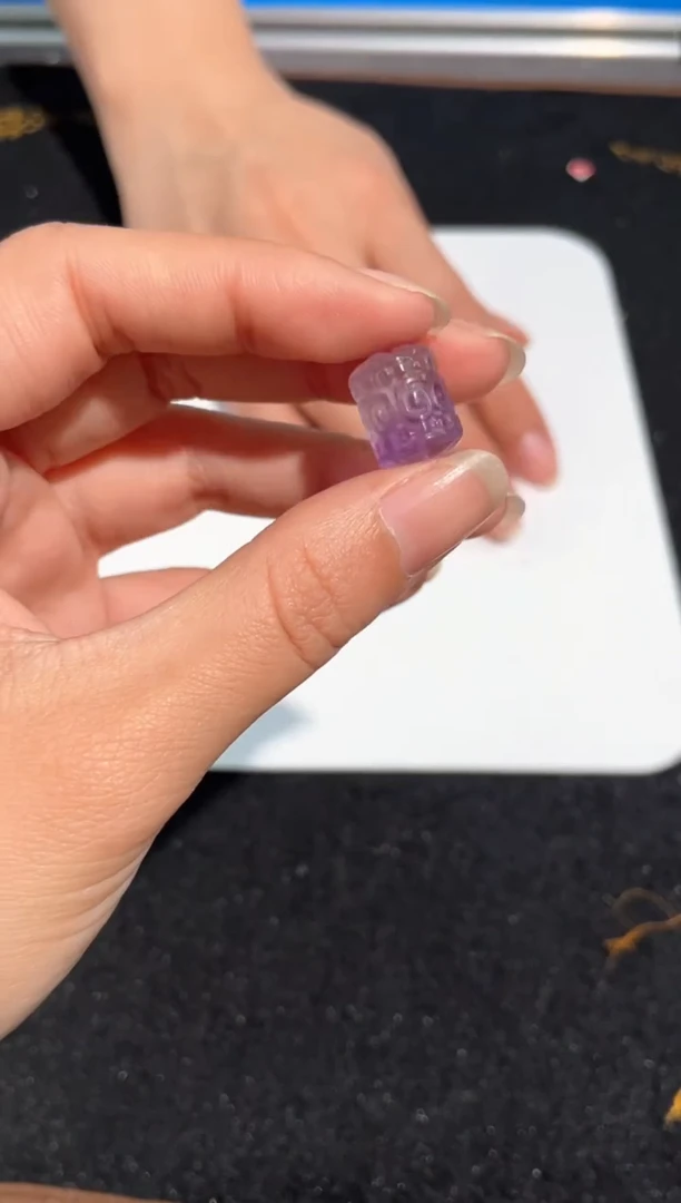 【闪购商品】水晶手链未镶嵌21紫水晶回文桶珠配件