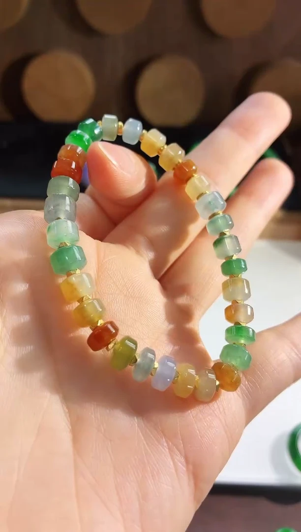 未镶嵌手链翡翠手串