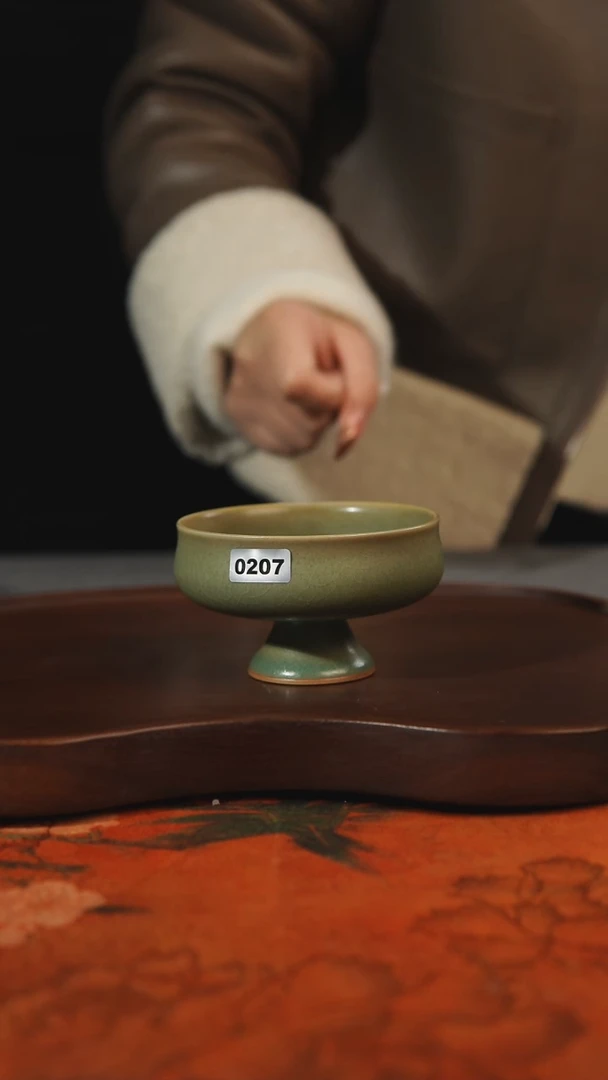 杯子瓷汝州原产地原矿仿古老釉q207我