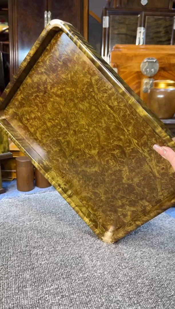 【闪购商品】乌木类成套家具阴沉乌木托盘Y167