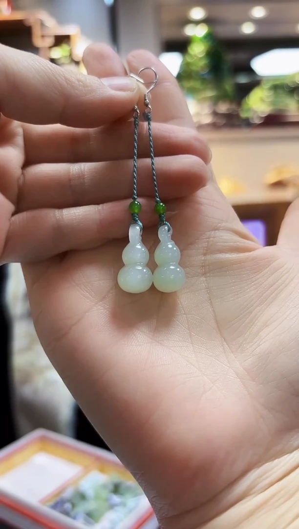 【闪购商品】和田玉颈饰银S925镶嵌挂件