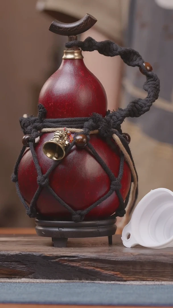 1637号精品大漆葫芦防腐防渗装水茶酒