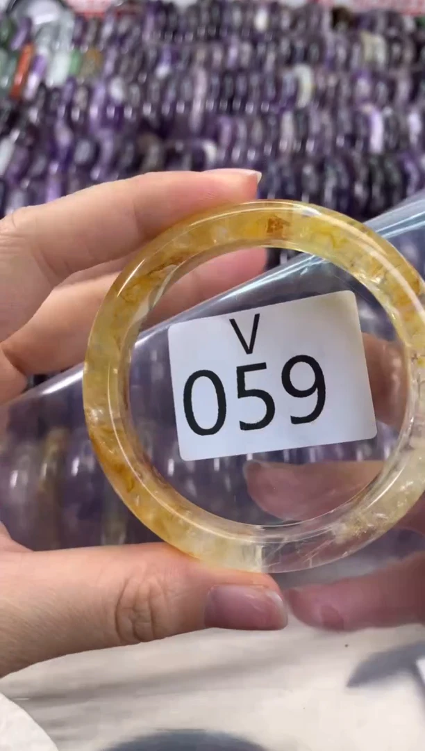 【闪购商品】水晶水晶手镯V未镶嵌059-54