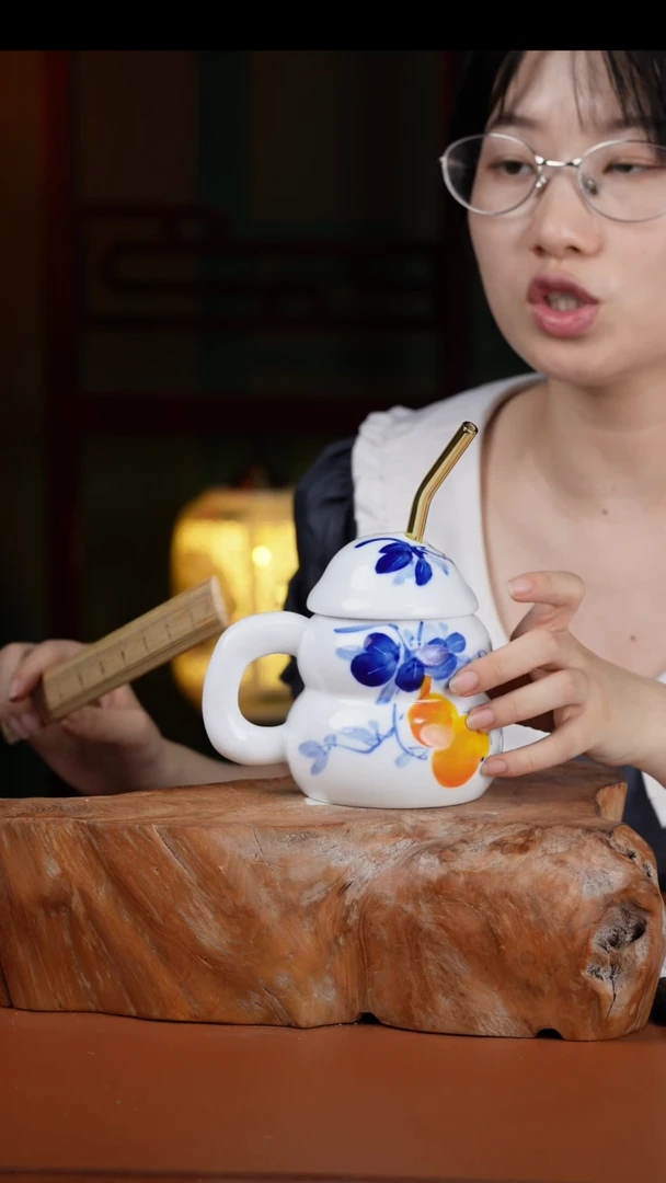 摆件 景德镇高温釉中彩餐具