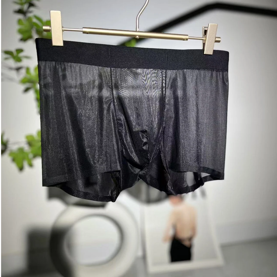 光纱面膜内裤 夏季超薄凉爽丝滑透气速干内裤